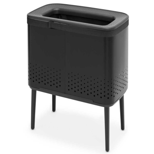 ⁦סל כביסה BO שחור מט 60 ליטר Brabantia⁩ – תמונה ⁦5⁩