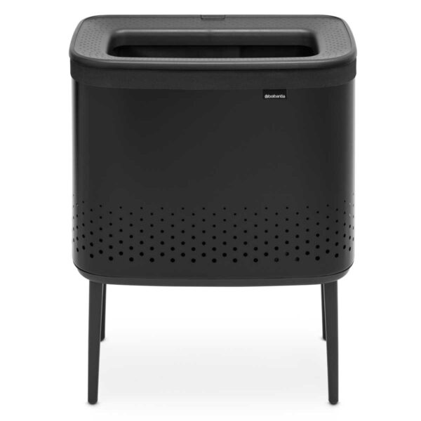 ⁦סל כביסה BO שחור מט 60 ליטר Brabantia⁩ – תמונה ⁦4⁩