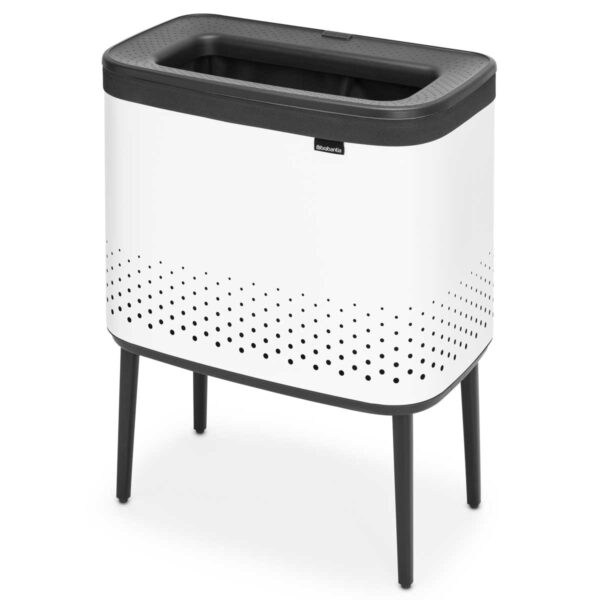 ⁦סל כביסה BO לבן 60 ליטר Brabantia⁩ – תמונה ⁦3⁩